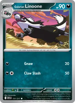 Carta Galarian Linoone