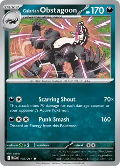 Carta Galarian Obstagoon
