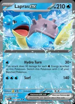 Carta Lapras ex