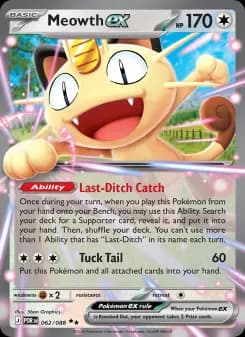 Carta Meowth ex
