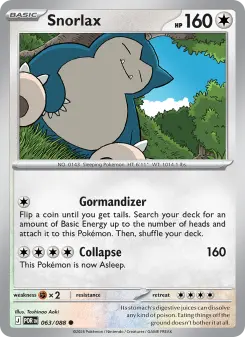 Carta Snorlax