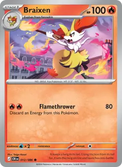 Carta Braixen