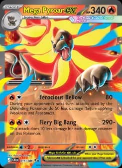 Carta Mega Pyroar ex