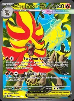 Carta Mega Pyroar ex