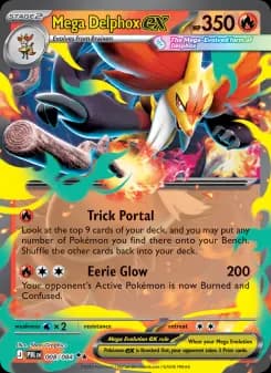Carta Mega Delphox ex