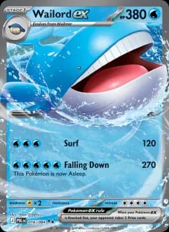 Carta Wailord ex
