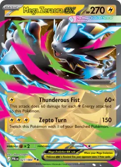Carta Mega Zeraora ex