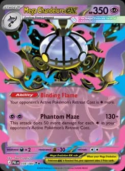 Carta Mega Chandelure ex