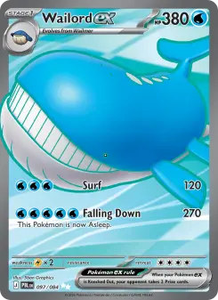 Carta Wailord ex