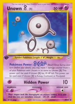 Carta Unown [B]