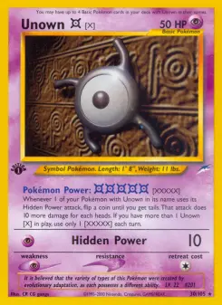 Carta Unown [X]