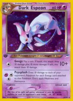 Carta Dark Espeon