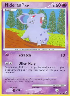 Carta Nidoran♀