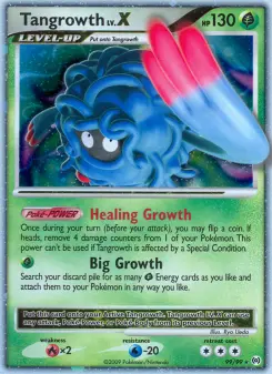 Carta Tangrowth LV. X