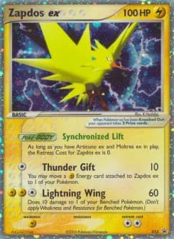 Carta Zapdos ex