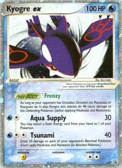 Carta Kyogre ex