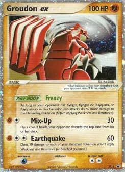 Carta Groudon ex