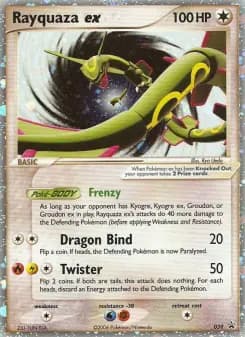 Carta Rayquaza ex