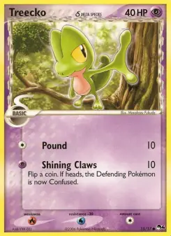 Carta Treecko δ