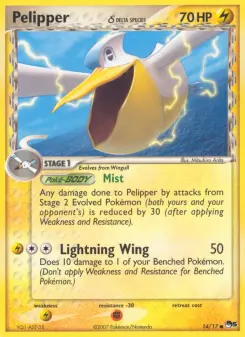 Carta Pelipper δ
