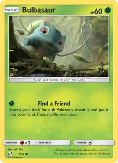 Carta Bulbasaur