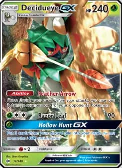 Carta Decidueye GX