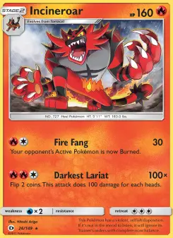 Carta Incineroar