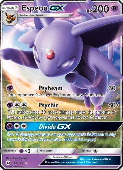 Carta Espeon GX
