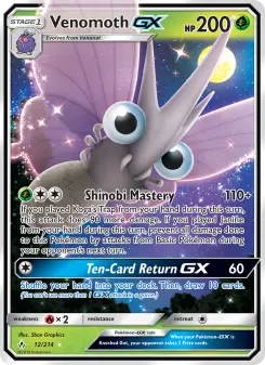 Carta Venomoth GX