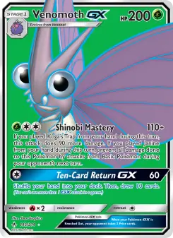Carta Venomoth GX