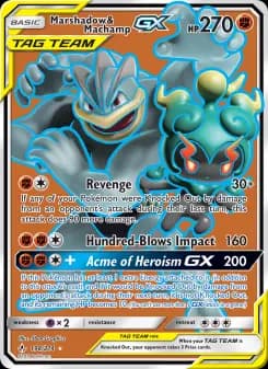 Carta Marshadow & Machamp GX