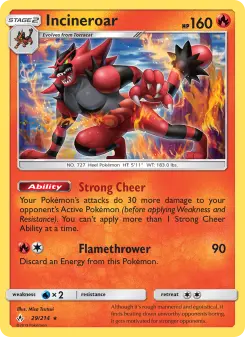 Carta Incineroar