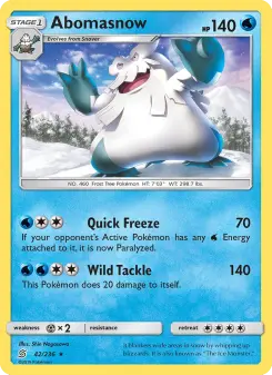 Carta Abomasnow