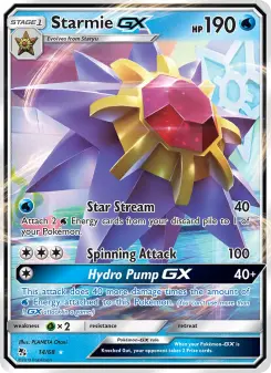 Carta Starmie GX