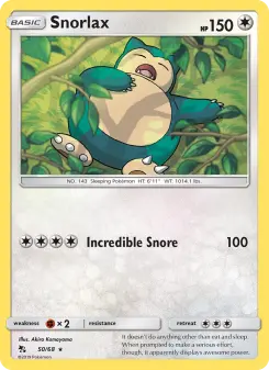 Carta Snorlax