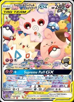 Carta Togepi & Cleffa & Igglybuff GX