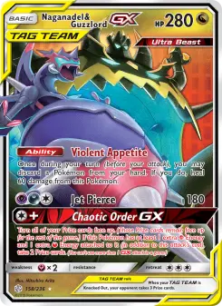 Carta Naganadel & Guzzlord GX