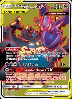 Carta Naganadel & Guzzlord GX