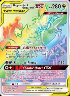 Carta Naganadel & Guzzlord GX