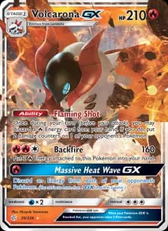 Carta Volcarona GX