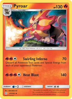 Carta Pyroar