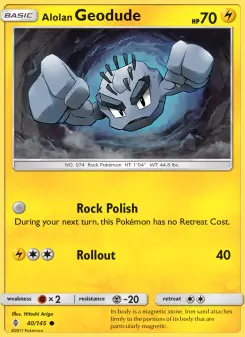 Carta Alolan Geodude