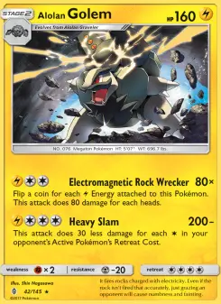 Carta Alolan Golem