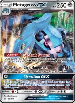 Carta Metagross GX
