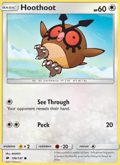 Carta Hoothoot