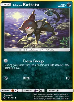 Carta Alolan Rattata