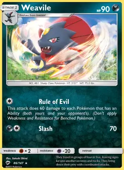 Carta Weavile