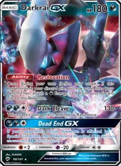 Carta Darkrai GX