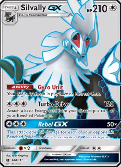Carta Silvally GX