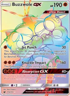Carta Buzzwole GX
